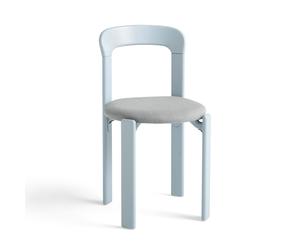 Rey Chaise de Salle à Manger Bleu ardoise/Steelcut Trio 113