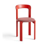 Rey Chaise de Salle à Manger Scarlet Red/Steelcut Trio 636