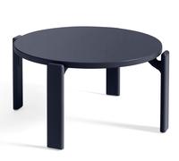 HAY Table basse Rey bleu profond plateau placage hêtre