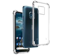 REY Coque Anti-Shock pour Nokia XR20, TPU Transparent en Silicone Antichoc