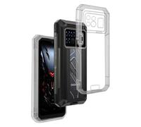 REY Coque pour DOOGEE Fire 6 Max, TPU Transparent en Silicone, Ultra Fine 0.33mm