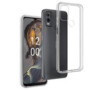 REY Coque pour Nokia C32 4G - Nokia C22 4G, TPU Transparent en Silicone, Ultra Fine 0.33mm