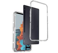 REY Coque pour Samsung Galaxy Tab S7 4G-WiFi 11", TPU Transparent en Silicone, Ultra Fine 0.33mm