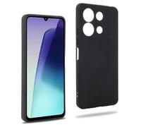 REY Coque pour UMIDIGI G9 5G - G9T - G9C, TPU Noir en Silicone, Ultra Fine 0.33mm