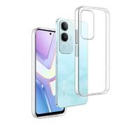 REY Coque pour Vivo Y19S 4G, TPU Transparent en Silicone, Ultra Fine 0.33mm