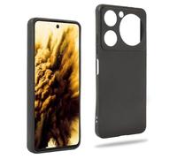 REY Coque pour ZTE Nubia Music, TPU Noir en Silicone, Ultra Fine 0.33mm