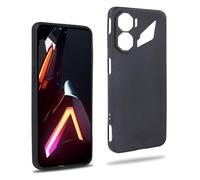 REY Coque pour ZTE Nubia Neo 3, TPU Noir en Silicone, Ultra Fine 0.33mm