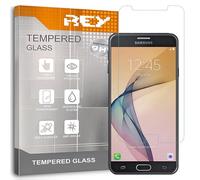 REY [Lot de 2] Verre Trempé pour Samsung Galaxy J7 Prime, Protecteur d'écran qualité supérieure