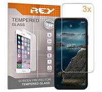 REY [Lot de 3] Verre Trempé pour Nokia XR20, Protecteur d'écran qualité supérieure
