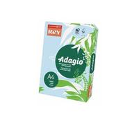 REY® ADAGIO Papier couleur bleu A4 80 g PEFC – Ramette 500 feuilles