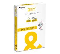 REY Ramette 250 feuilles papier Extra Blanc TEXT & GRAPHICS A4 160g CIE 170 très satiné