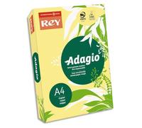 REY Ramette 500 feuilles papier couleur pastel ADAGIO Canari pastel A4 80g