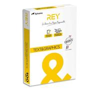 REY Ramette 500 feuilles papier Extra Blanc TEXT & GRAPHICS A4 100g CIE 170 très satiné