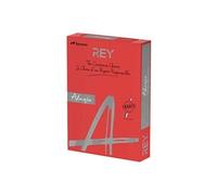 Rey Adagio - Lisse - 140 micromètres - rouge intense - A3 (297 x 420 mm) - 80 g/m² - 500 feuille(s) ramette - papier pour reprographie (pack de 5) G