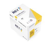 REY® TEXT & GRAPHICS, papier reprographique, blancheur élevée, 80g, A4, FSC®, carton de 5x500 feuilles