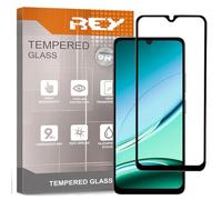 REY Verre Trempé 3D pour DOOGEE Note 59 - Note 59 Pro, Noir, Protecteur d'écran qualité supérieure, Protection Complète, 3D, 4D, 5D