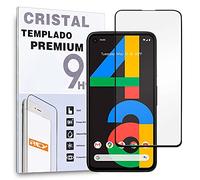 REY Verre Trempé 3D pour Google Pixel 4A 4G, Noir, Protecteur d'écran qualité supérieure, Protection Complète, 3D, 4D, 5D