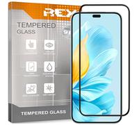 REY Verre Trempé 3D pour Honor 200 Lite 5G, Noir, Protecteur d'écran qualité supérieure, Protection Complète, 3D, 4D, 5D