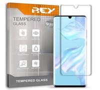 REY Verre Trempé 3D pour Huawei P30 Pro, Transparent, Protecteur d'écran qualité supérieure, Protection Complète, 3D, 4D, 5D