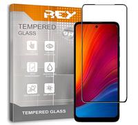 REY Verre Trempé 3D pour Moto E30 - Moto E40, Noir, Protecteur d'écran qualité supérieure, Protection Complète, 3D, 4D, 5D