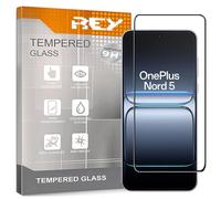 REY Verre Trempé 3D pour ONEPLUS Nord 5 - Nord CE5, Noir, Protecteur d'écran qualité supérieure, Protection Complète, 3D, 4D, 5D