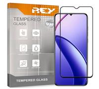 REY Verre Trempé 3D pour OUKITEL C53 - C35 - C36, Noir, Protecteur d'écran qualité supérieure, Protection Complète, 3D, 4D, 5D