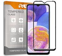REY Verre Trempé 3D pour Samsung Galaxy A23 5G, Noir, Protecteur d'écran qualité supérieure, Protection Complète, 3D, 4D, 5D