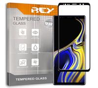 REY Verre Trempé 3D pour Samsung Galaxy Note 9, Noir, Protecteur d'écran qualité supérieure, Protection Complète, 3D, 4D, 5D