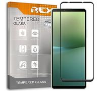 REY Verre Trempé 3D pour Sony Xperia 10 V, Noir, Protecteur d'écran qualité supérieure, Protection Complète, 3D, 4D, 5D