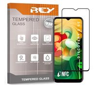 REY Verre Trempé 3D pour SPC Discovery SE - Discovery 2 SE - Discovery 2 ME, Noir, Protecteur d'écran qualité supérieure, Protection Complète, 3D, 4D, 5D