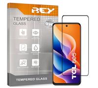 REY Verre Trempé 3D pour TCL 60R 5G - 60 SE 5G - 60 SE NXTPAPER 5G - 60 5G, Noir, Protecteur d'écran qualité supérieure, Protection Complète, 3D, 4D, 5D
