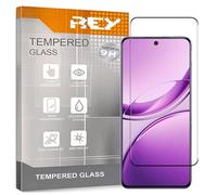 REY Verre Trempé 3D pour Vivo V50 - V50e, Noir, Protecteur d'écran qualité supérieure, Protection Complète, 3D, 4D, 5D