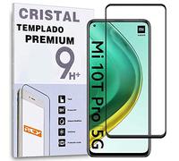 REY Verre Trempé 3D pour XIAOMI MI 10T - MI 10T Pro - MI10T, Noir, Protecteur d'écran qualité supérieure, Protection Complète, 3D, 4D, 5D