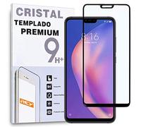 REY Verre Trempé 3D pour XIAOMI MI 8 Lite - MI8 Lite, Noir, Protecteur d'écran qualité supérieure, Protection Complète, 3D, 4D, 5D