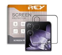 REY Verre Trempé 3D pour XIAOMI Mix Flip 2, Noir, Protecteur d'écran qualité supérieure, Protection Complète, 3D, 4D, 5D
