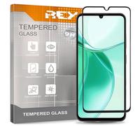 REY Verre Trempé 3D pour ZTE Blade A35 - A55, Noir, Protecteur d'écran qualité supérieure, Protection Complète, 3D, 4D, 5D