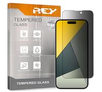 REY Verre Trempé Anti espionnage pour IPHONE 15 Plus 6,7" - 15 Pro Max 6,7" - 16 Plus 6,7", Protecteur d'écran qualité supérieure