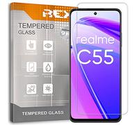 REY Verre Trempé pour OPPO REALME C55 - OPPO REALME NARZO N55 - OPPO A98 5G, Protecteur d'écran qualité supérieure