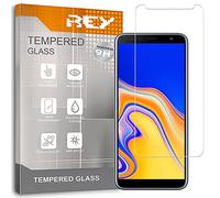 REY Verre Trempé pour Samsung Galaxy J4 Plus 2018 - J6 Plus 2018 - J4 Core, Protecteur d'écran qualité supérieure