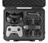 REYGEAK Avata 2 - Étui de transport rigide étanche pour DJI Avata 2 Fly More Combo, lunettes DJI 3/RC Motion 3/FPV, hub de charge, accessoires FPV, noir