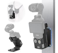 REYGEAK Support magnétique pour DJI Osmo Pocket 3, accessoires Pocket3, adaptateur d'extension magnétique, support de boîtier à ventouse pour bureaux, surfaces verticales, réglable à 180°, fixation