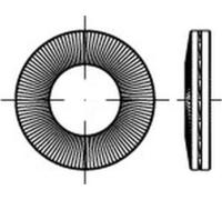 Reyher ART 88132 Nord-Lock X-series rondelles NLX6 (6,3 x 10,8 x 1,8) flZnnc flZn S