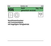 Reyher Bouchon vissable DIN 906 m.Innen-6-kant