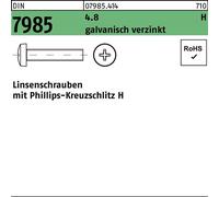 Reyher DIN 7985 4.8 M3x18 -H galv. zingué gal Zn K