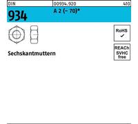 Reyher DIN 934 A 2 -70 M8 A 2 K