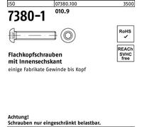 Reyher ISO 7380 vis à tête plate 8 x 25 qualité 10.9 (200 pièces)