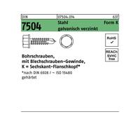 Reyher Vis autotaraudeuse DIN 7504/ISO 15480 m.6-kant-Flanschkopf