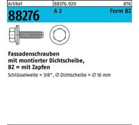 Reyher Vis de construction de façade acier inoxydable E-X 16BZ 6,3x 38 (400 pièces)