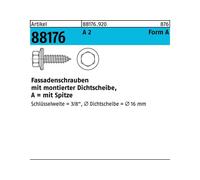 Reyher Vis pour façade R 88176 m.Dichtscheibe/Spitze DxLmm