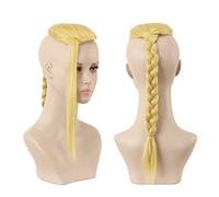 REYHS Anime Wig Ken Ryuguji Draken Cosplay Wig for Tokyo Revengers, Long Braided Gold Wig, Costume Halloween, pour Halloween, fête costumée, spectacle d'anime, événement cosplay, concerts, perruque